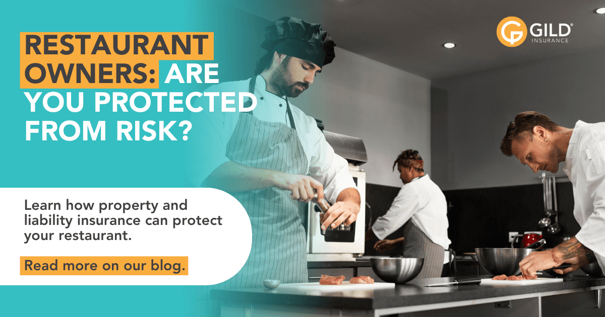 workers in a kitchen with restaurant insurance