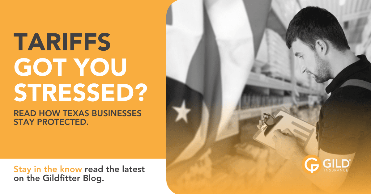 a man working thinking about Texas small business tariffs