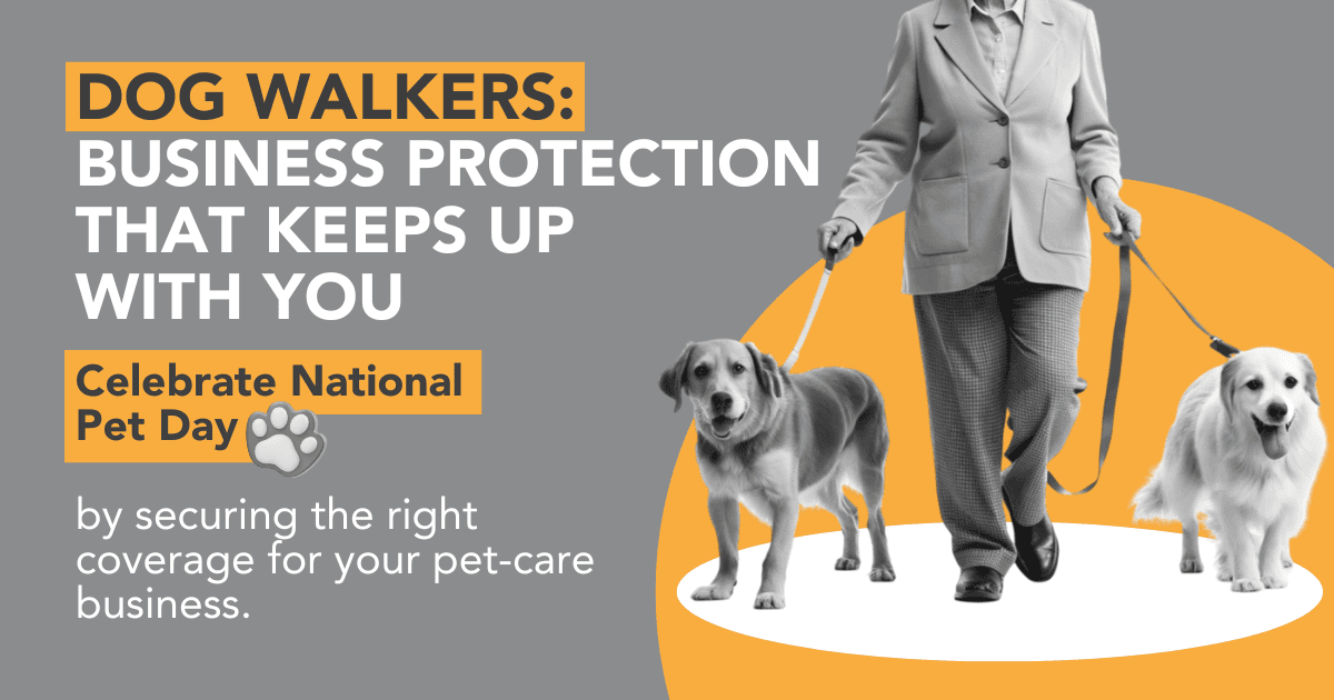 National Pet Day: Why Dog Walker Insurance Matters