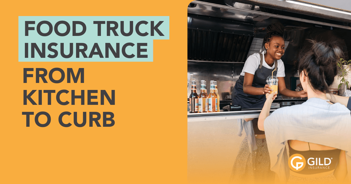 a person working from a food truck and showing the importance of commercial food truck insurance