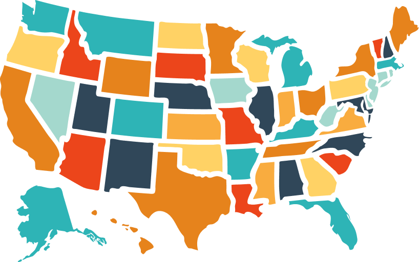 US States Map